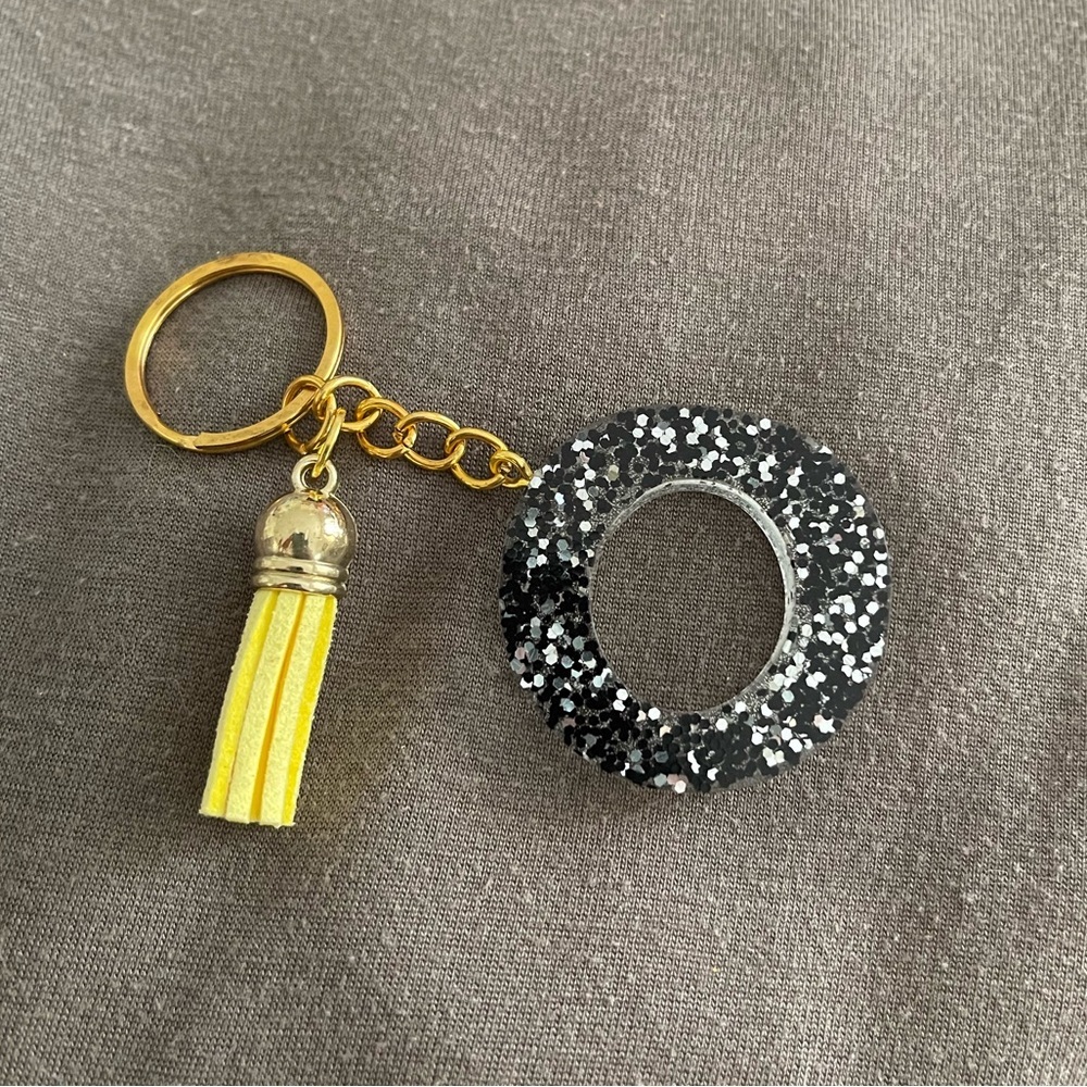 Handmade Letter "O" Keychain